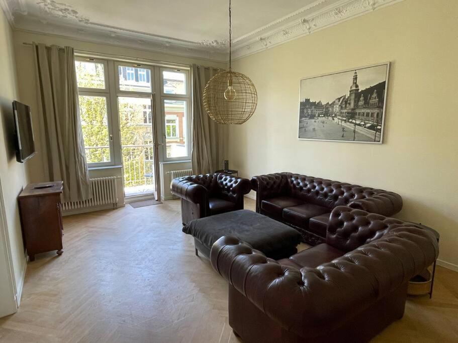 Ruhige&Charmante Altbauwohnung Leipzig Buitenkant foto