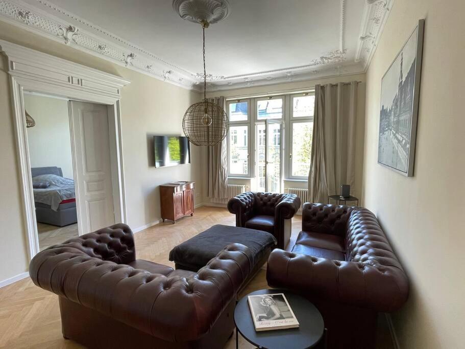 Ruhige&Charmante Altbauwohnung Leipzig Buitenkant foto